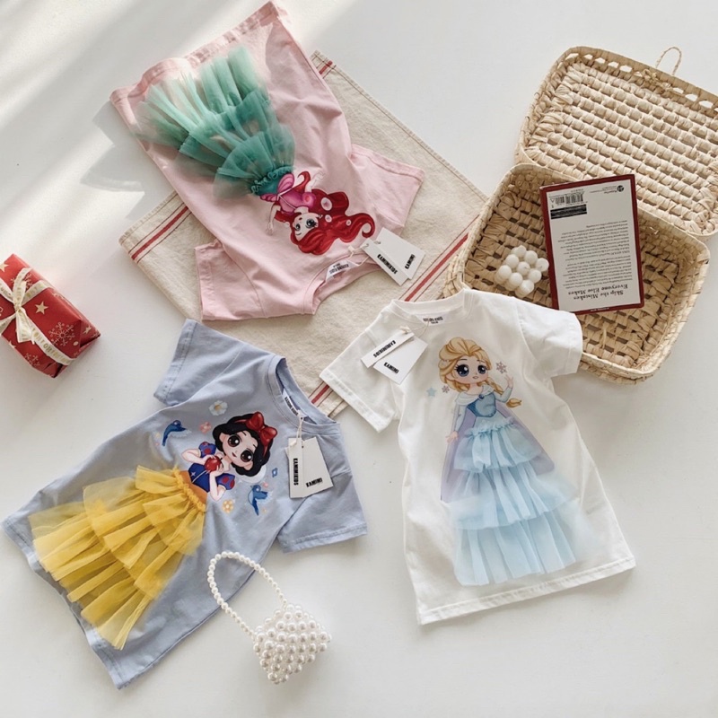 Princess daily dress / dress elsa frozen/ dress anak perempuan