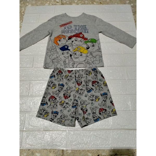 Preloved Setelan Anak Paw Patrol Nickelodeon Original Preloved Set Paw Patrol Nickelodeon Preloved K