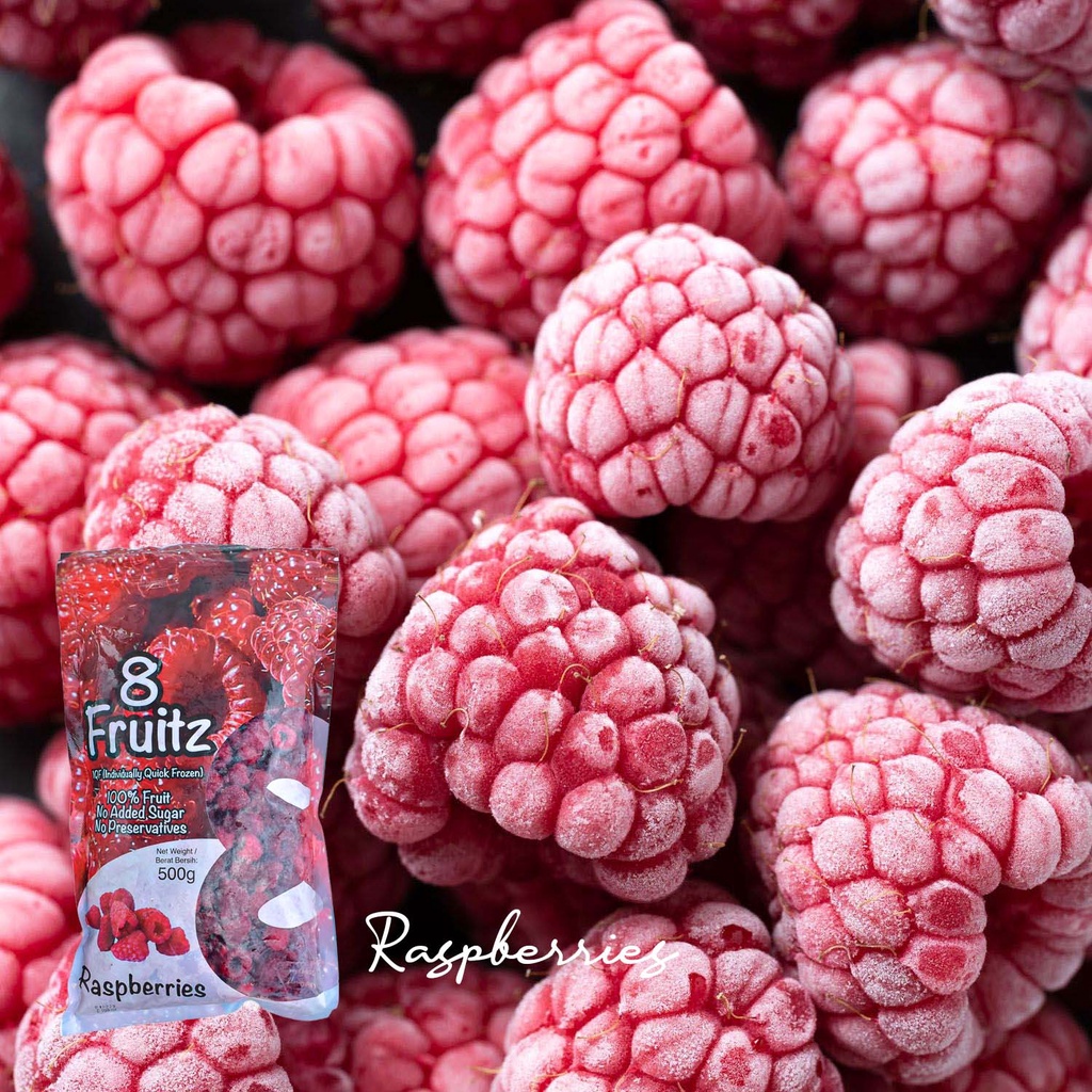 Frozen IQF Raspberry / Raspberry Beku 500 Gr