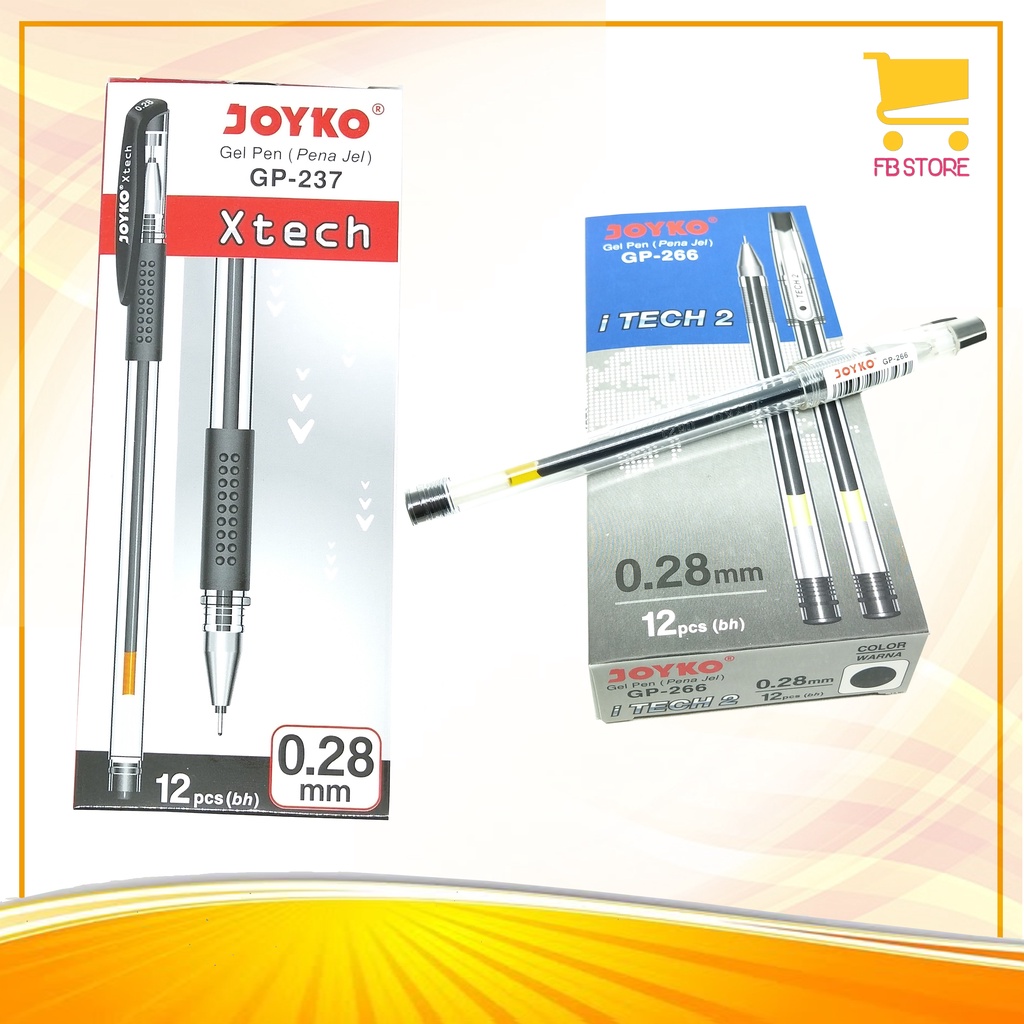 

pen gel xtech GP-237/i tech 2 GP-266 joyko 0.28 per pack