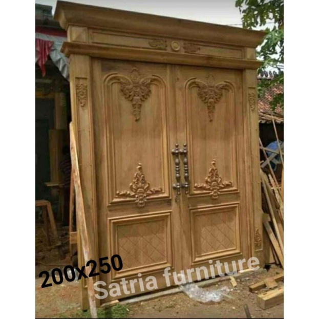 kusen pintu ukir kayu jati asli pengrajin jepara jawa tengah