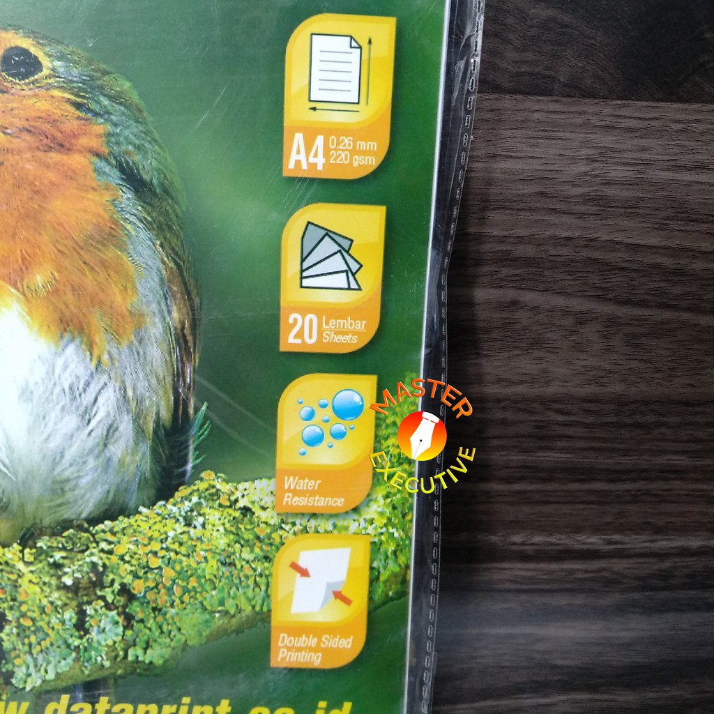 [Pak - 20 Lembar] Data Print Double Glossy Photo Paper 220 gsm A4 / DP-DGP-220-A4