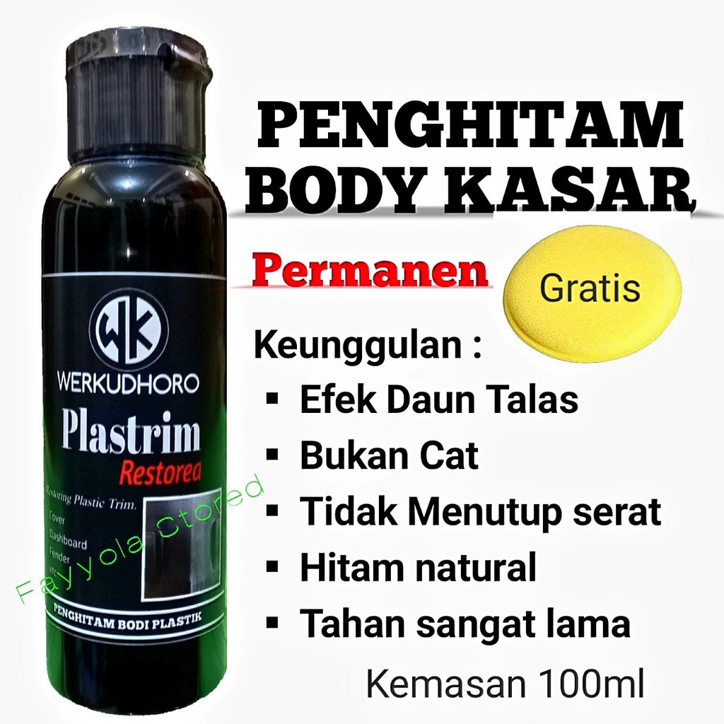 [Paket 3] Rubbing Compound - Plastrim Restored - Insta Sparkling / Penghitam &amp; Pengkilap Motor