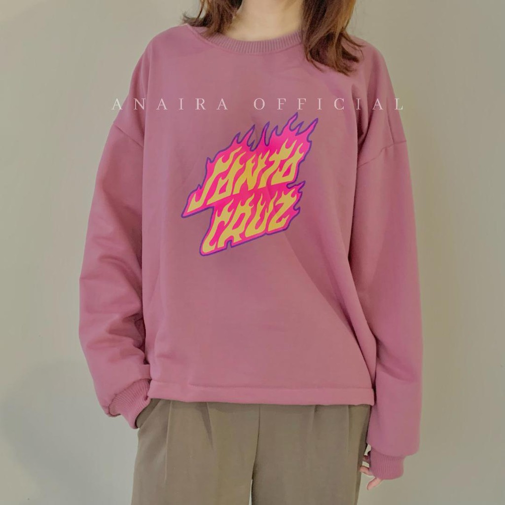 cruz sweater sweter sweeter switer oversize wanita unisex couple korean style