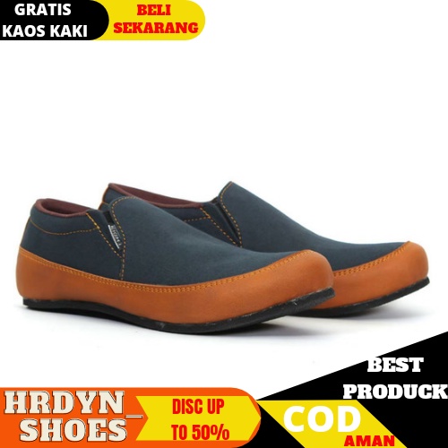 SEPATUS LIP ON PRIA EIGTH VARON SUEDE PREMIUM CASUAL SLIP ON PRIA NYAMAN || SLIP ON PRIA PANSUS 2021