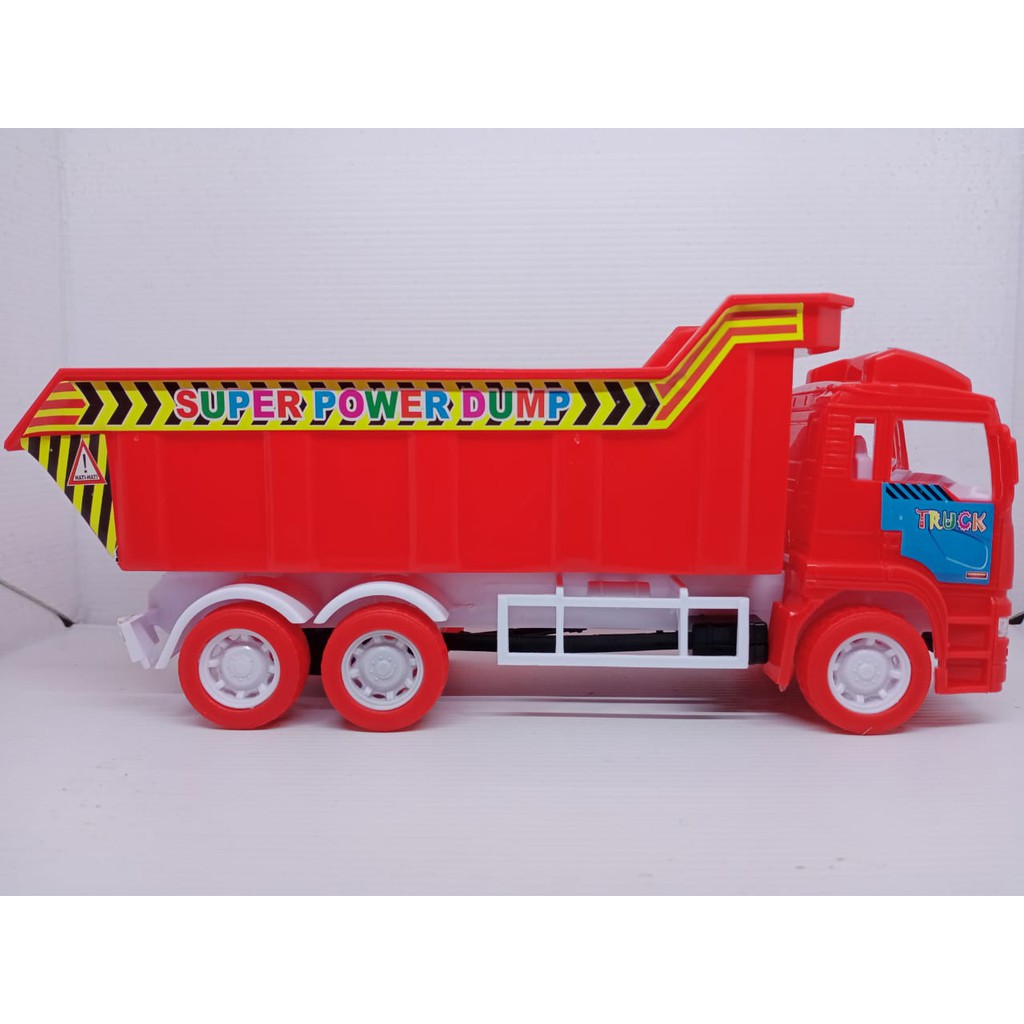 Mainan Anak Laki Truk Truck Pasir Tanah Batu Berbahan Plastik