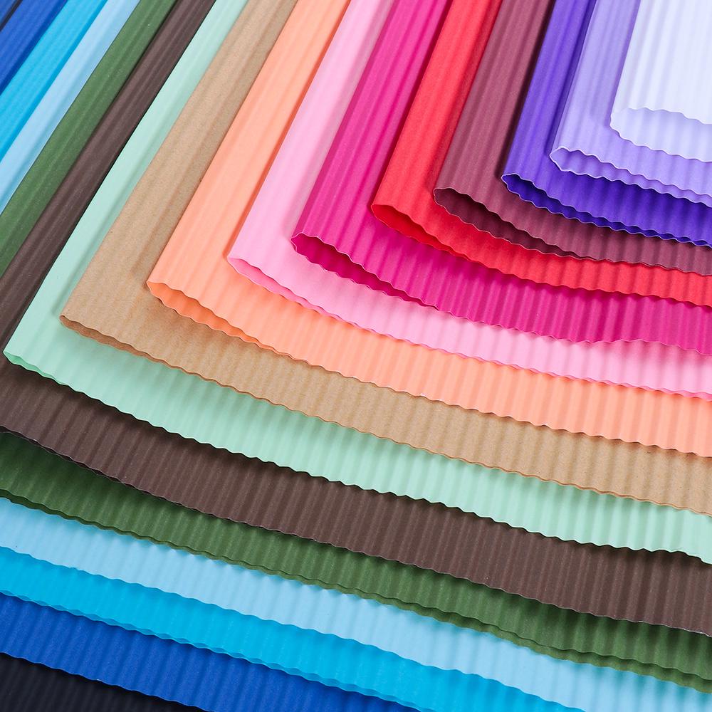  Kertas  Corrugated Aneka  Warna  untuk Kemasan Kado Hadiah 