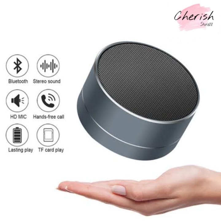 Speaker Bluetooth Mini A10 Protable Speaker Bulat Mini