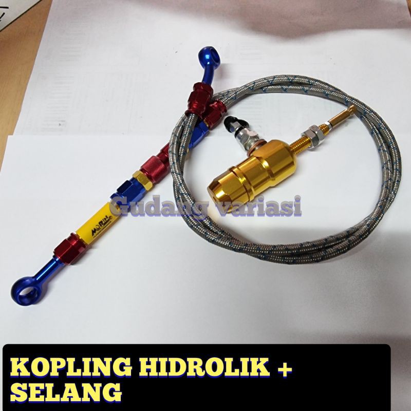 Stut kopling hidrolik Model RCB plus Selang Psi