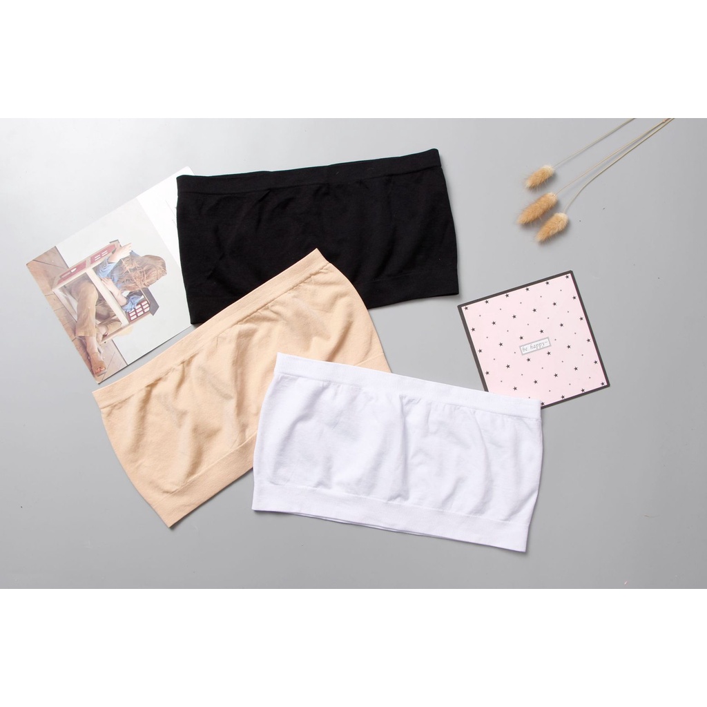 Kemben Wanita Seamless Tanpa Tali Anti Slip Tanpa Busa