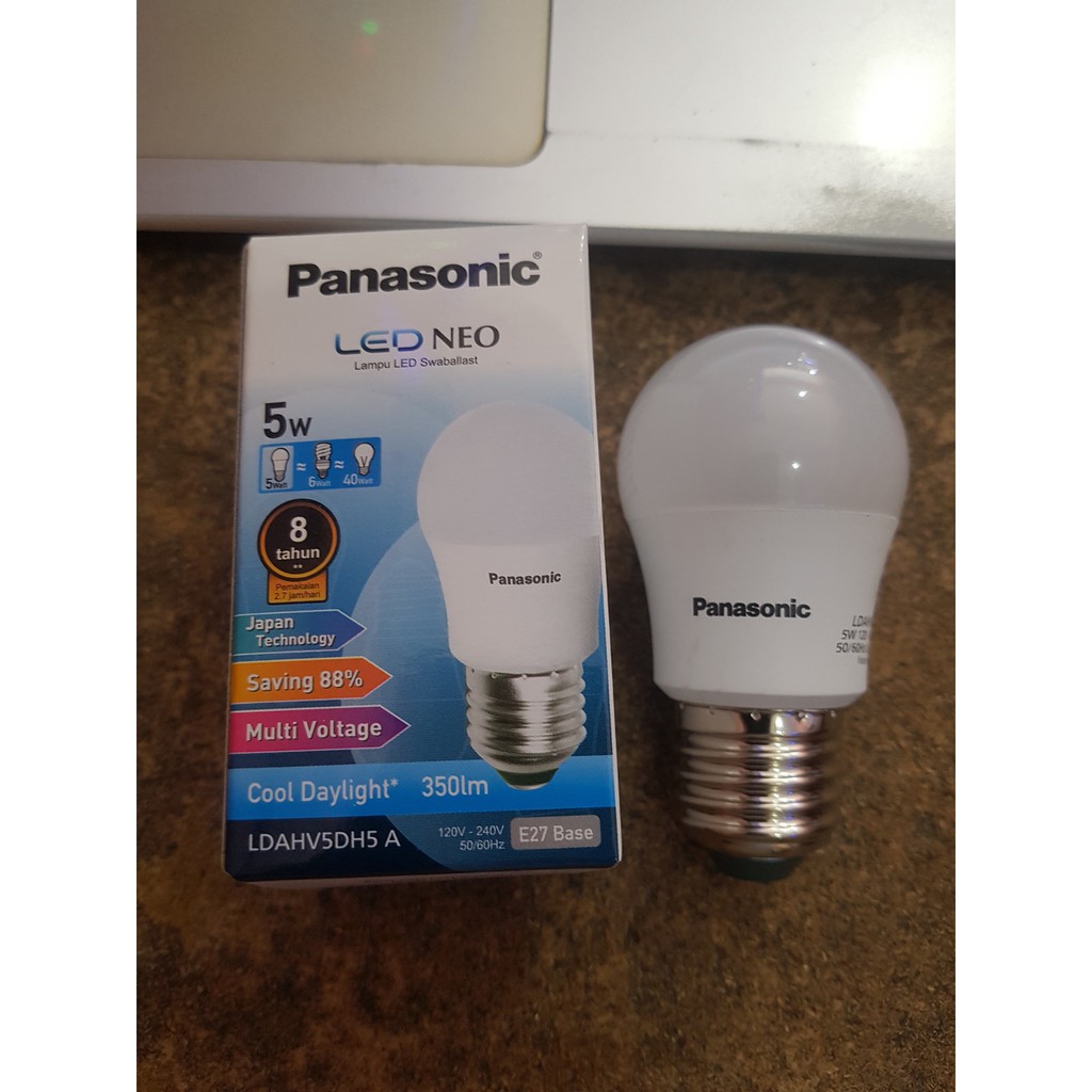 Panasonic Lampu LED Neo 5watt 5w Putih Cool Daylight Panasonic Lampu LED Neo 5watt 5w Putih Cool Daylight
