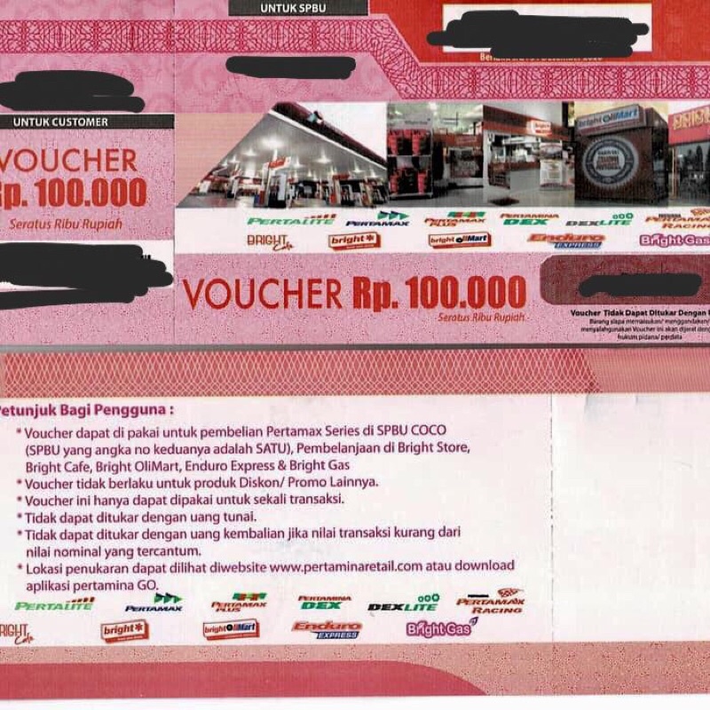 Voucher SPBU Pertamina