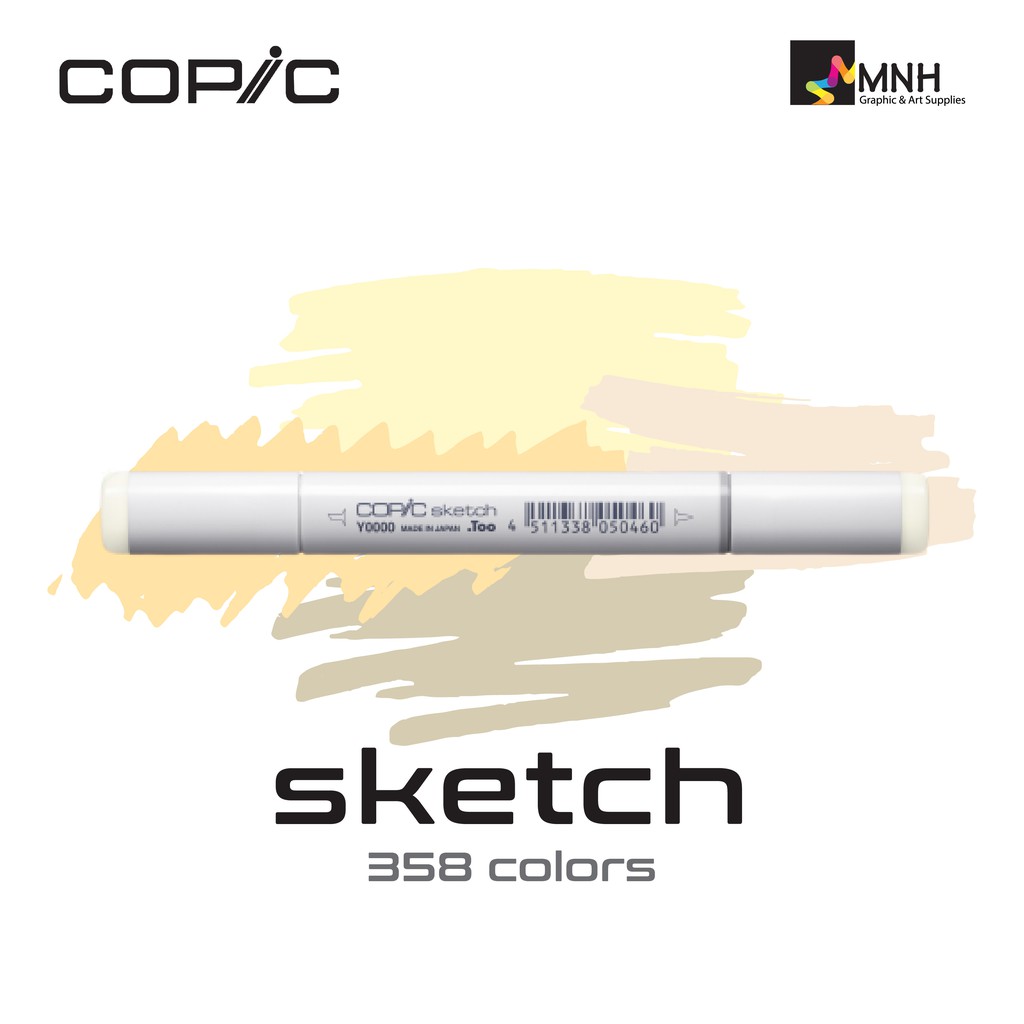 

Copic Sketch Marker Yellow Series (Satuan) Y0000 - Y15