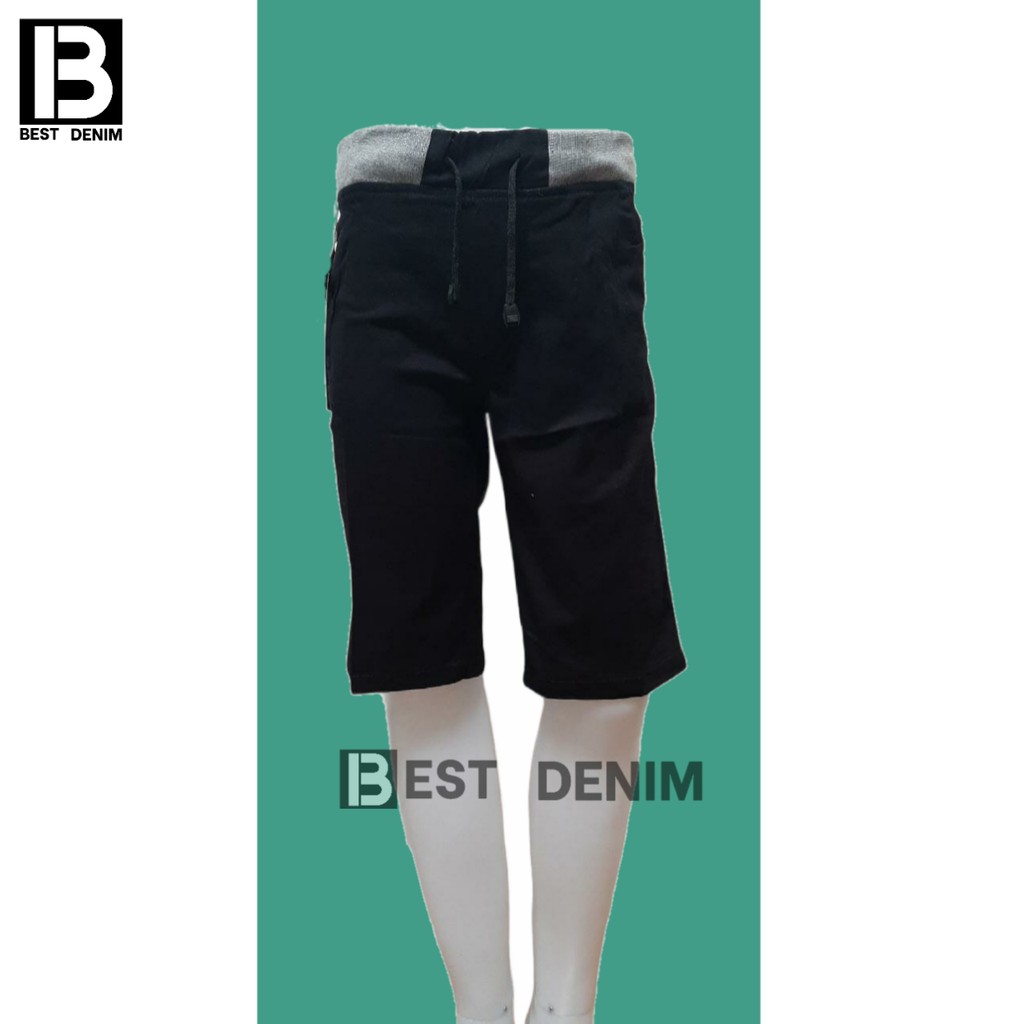 Celana Chino Pendek Pria Rip Pinggang Karet Cowok Distro Big Size Jumbo Terlaris Termurah