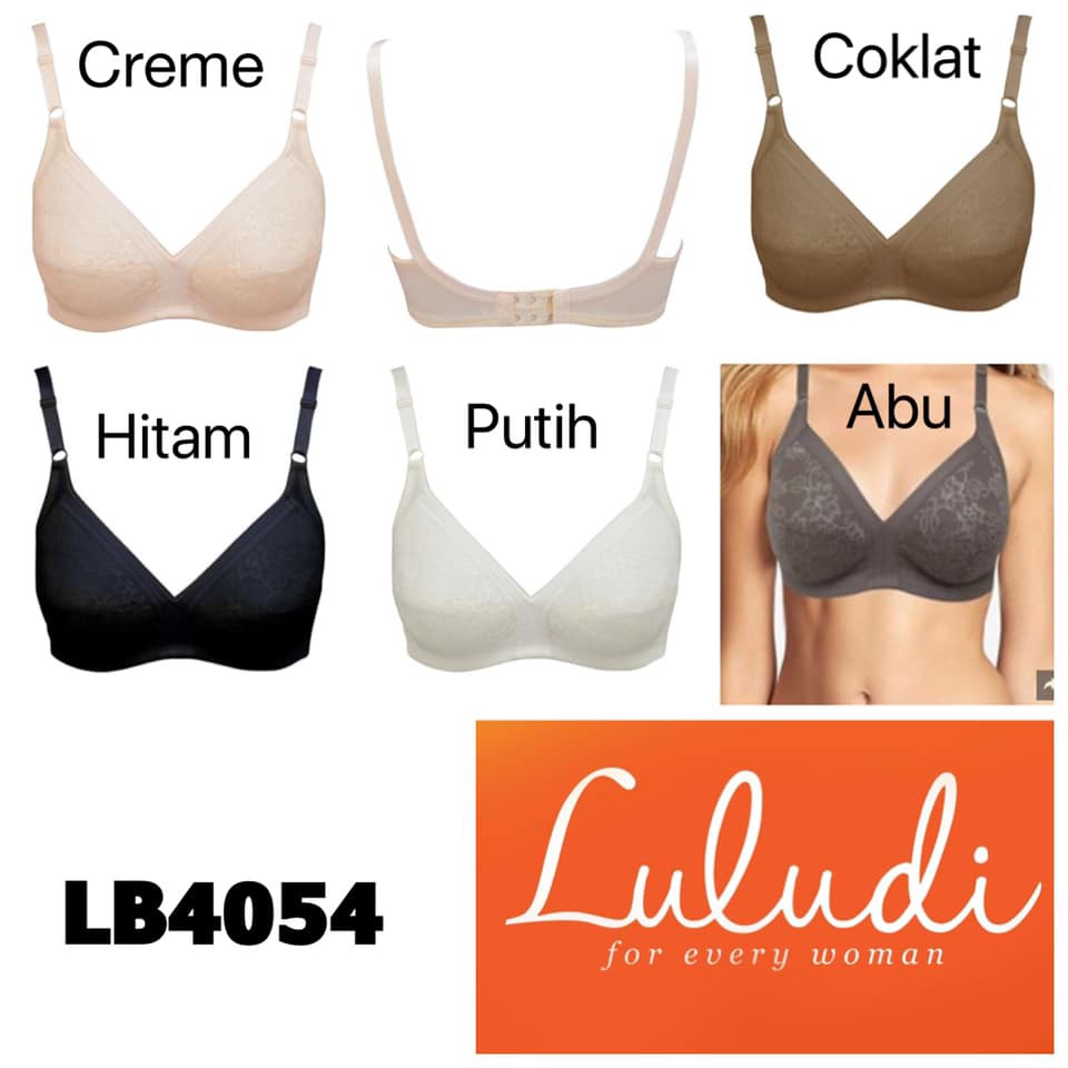 Bra 4054 Luludi by Wacoal tanpa kawat sz 36B 36C 38B