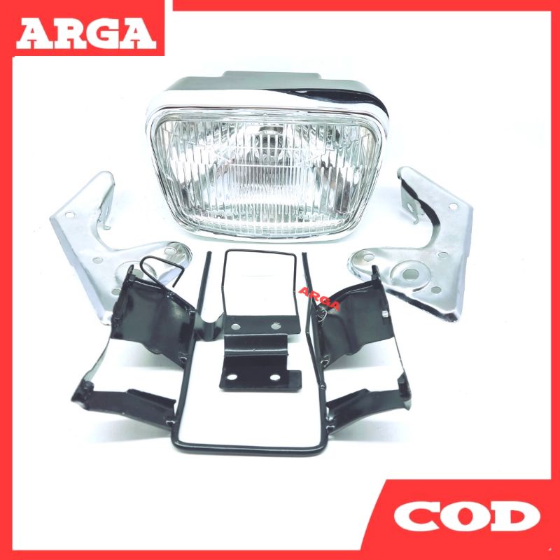 Lampu Depan Rx King Set Kupingan New Rx King Brecket Lampu New King