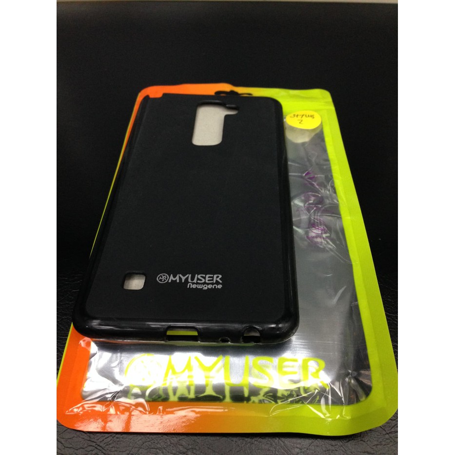 [termurah] Silikon Jelly Newgene Soft Case LG Stylus 2 Hitam