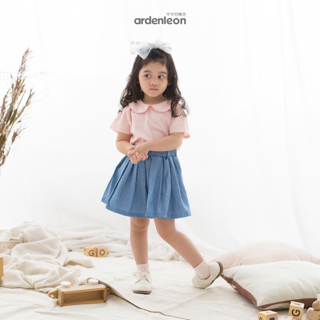 ARDENLEON (1-7 Thn) Girls Luna Collar Blouse Atasan TOP Anak Perempuan ARDEN LEON CBKS