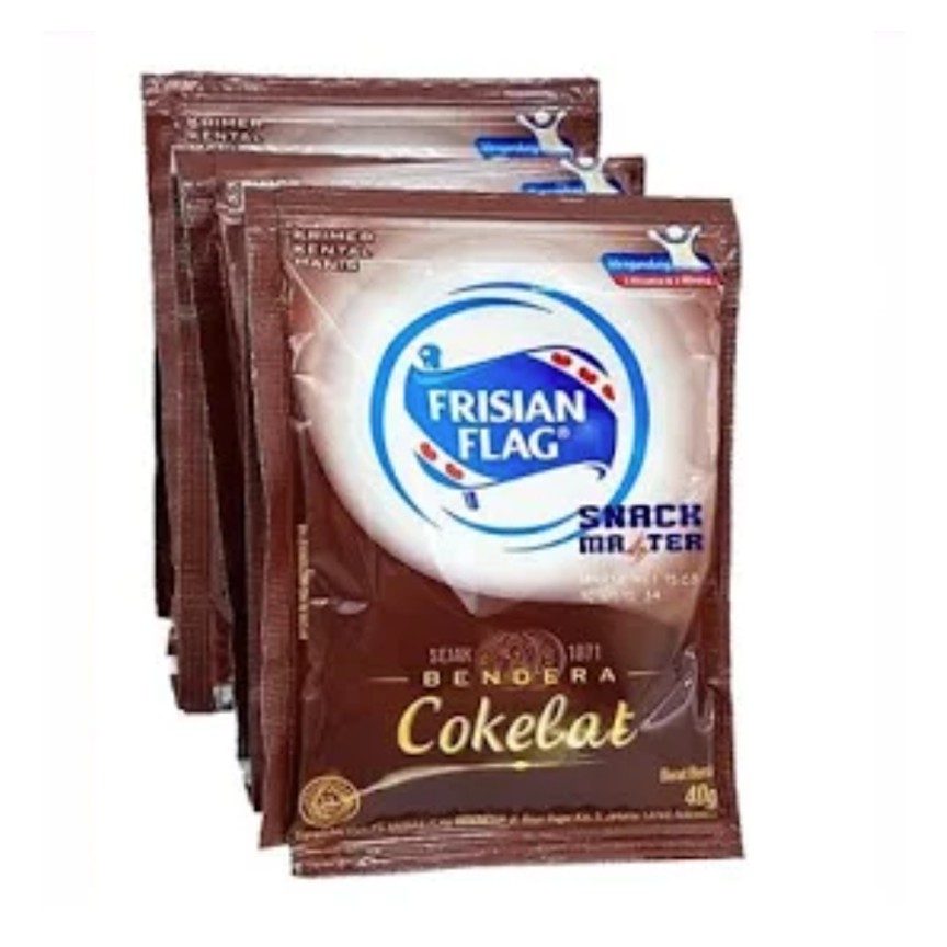 

Frisian Flag Kental Manis Coklat Sachet ( isi 6 )