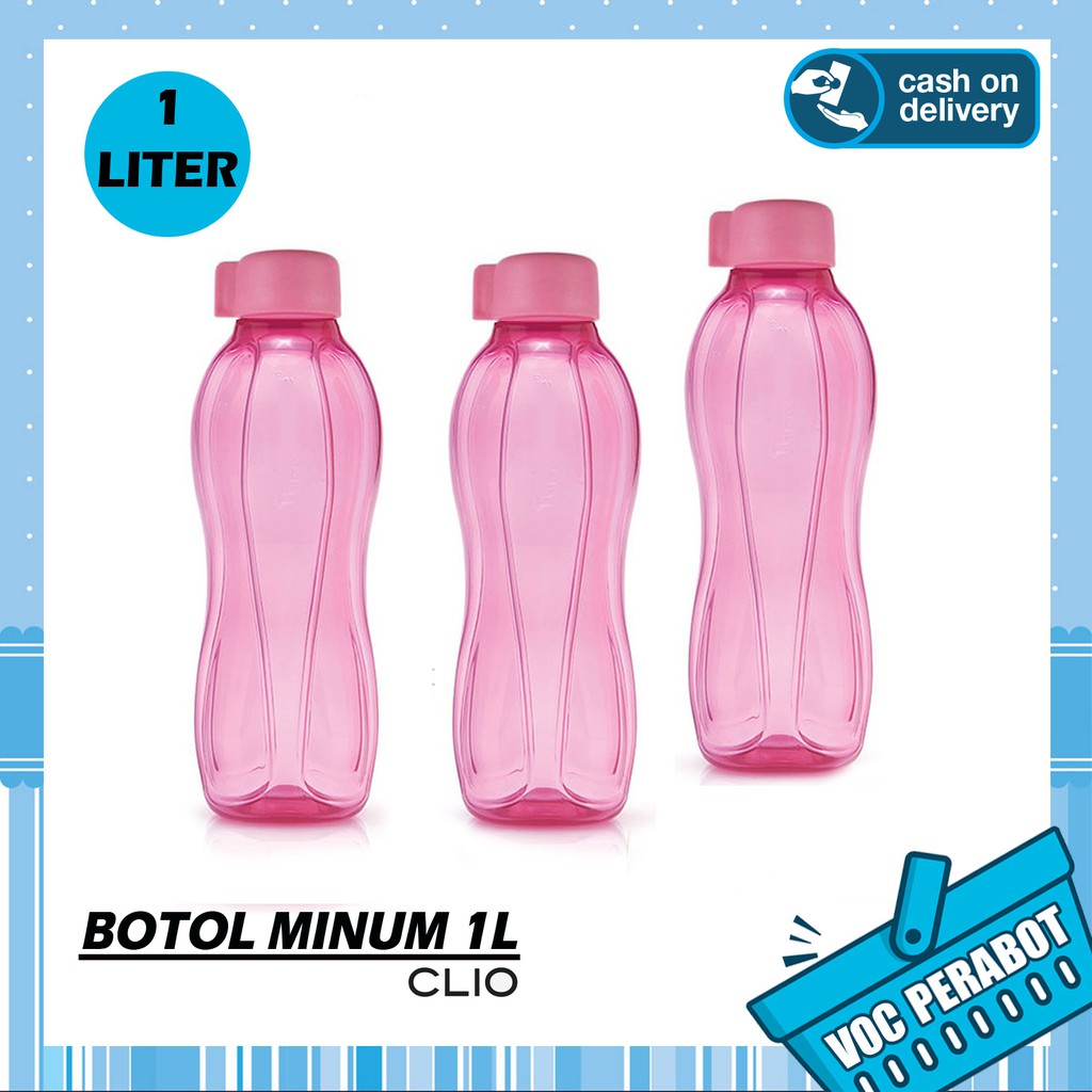 BOTOL MINUM CLIO KAPASITAS 1000ML / 1 LITER - PERABOT