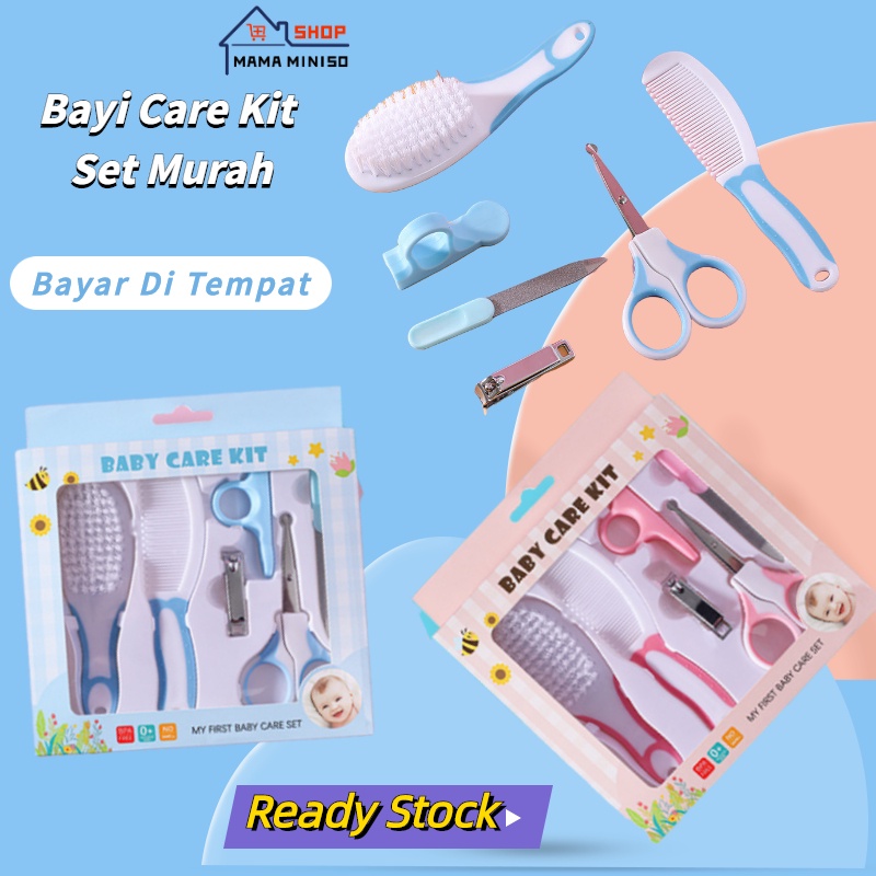 Baby Care Kit Set 6in1  Kado Lahiran Set Perlengkapan Bayi Sisir Baby Care Kit Set 6in1 Set Gunting Kuku Bayi kado lahiran grooming gift Baby Nail