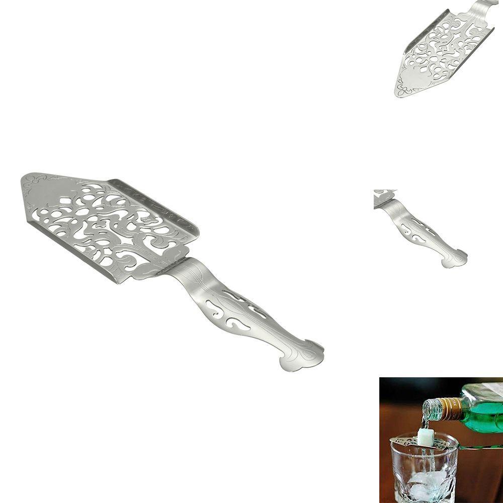 [Elegan] Absinthe Spoon Stocked Ramah Lingkungan Stainless Steel Bar Utensils Gelas Cangkir Drink Ware Sendok Dapur Makan Bar Filter