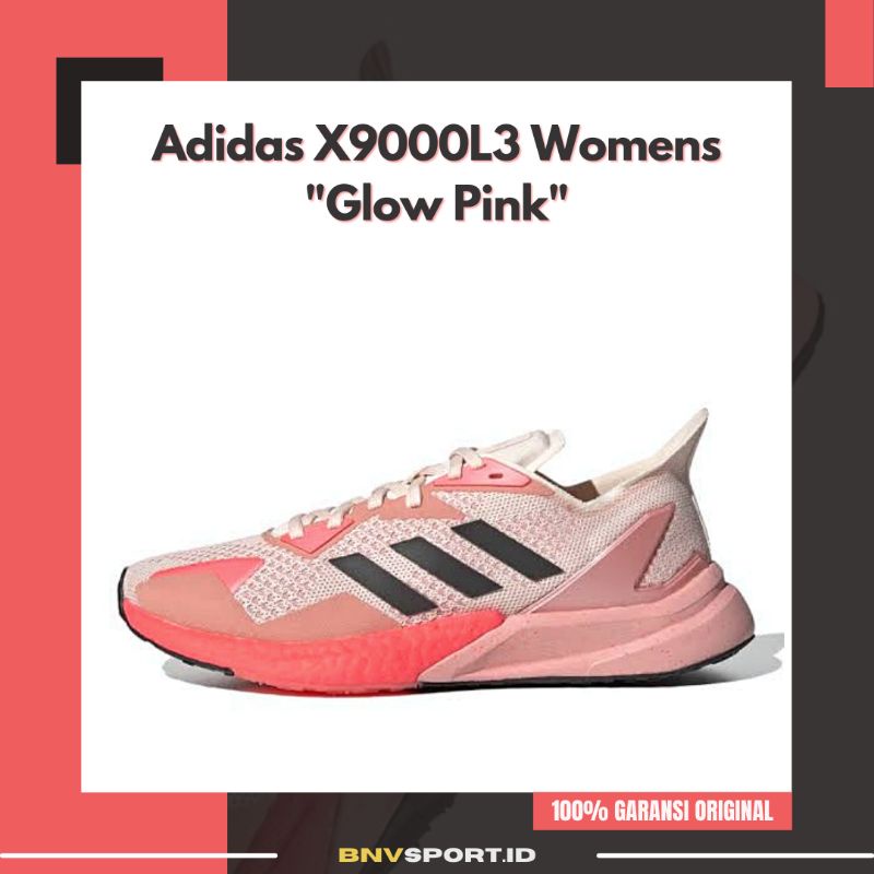 Sepatu Running Wanita Adidas X9000L3 Womens Glow Pink EH0048 Original Sneakers BNIB Sports Bisa COD