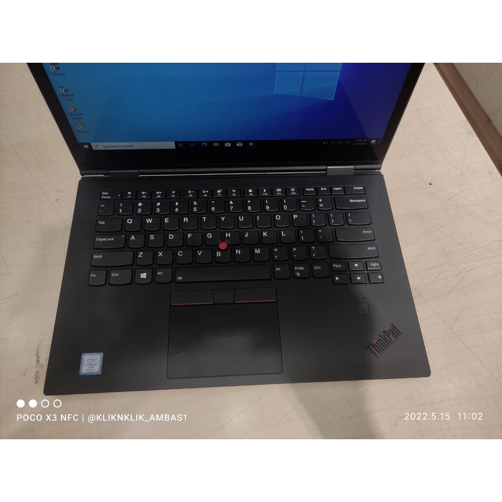 Laptop Lenovo Thinkpad X1 YOGA Intel I5 8350U 8GB 512GB FHD TOUCH Windows 10 Professional Black