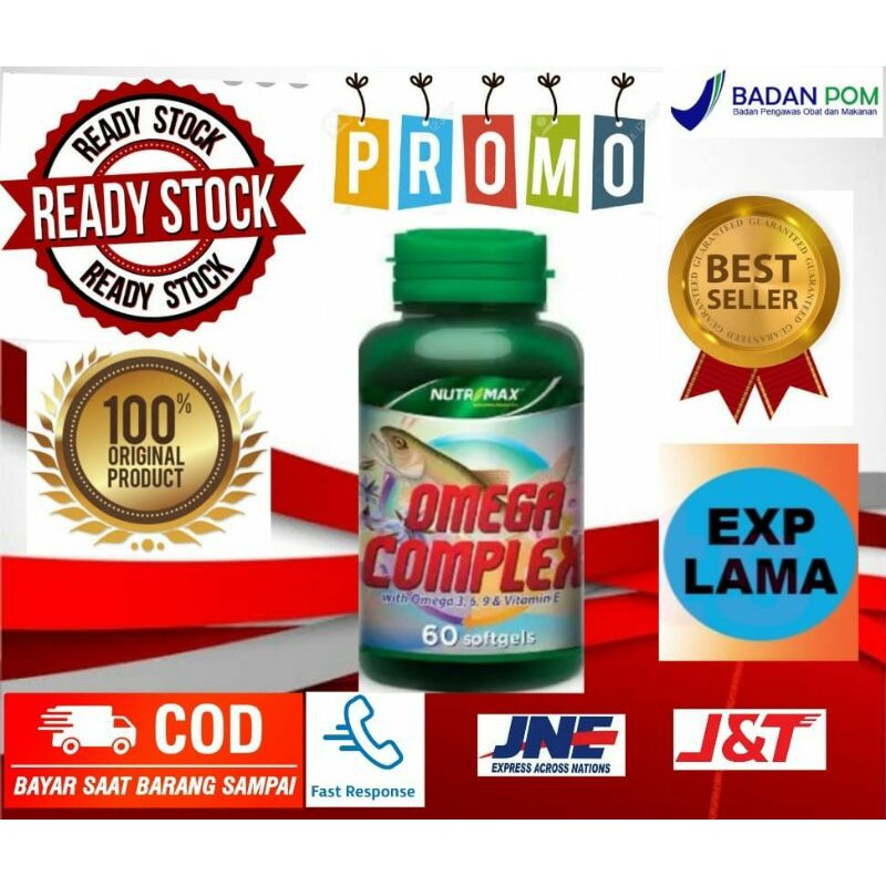 Jual Omega Complex 8 In 1 (30/ 60 Softgel) Indonesia|Shopee Indonesia