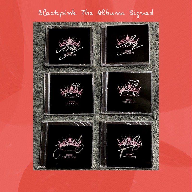 Blackpink The Album CD & Art Card Signed
