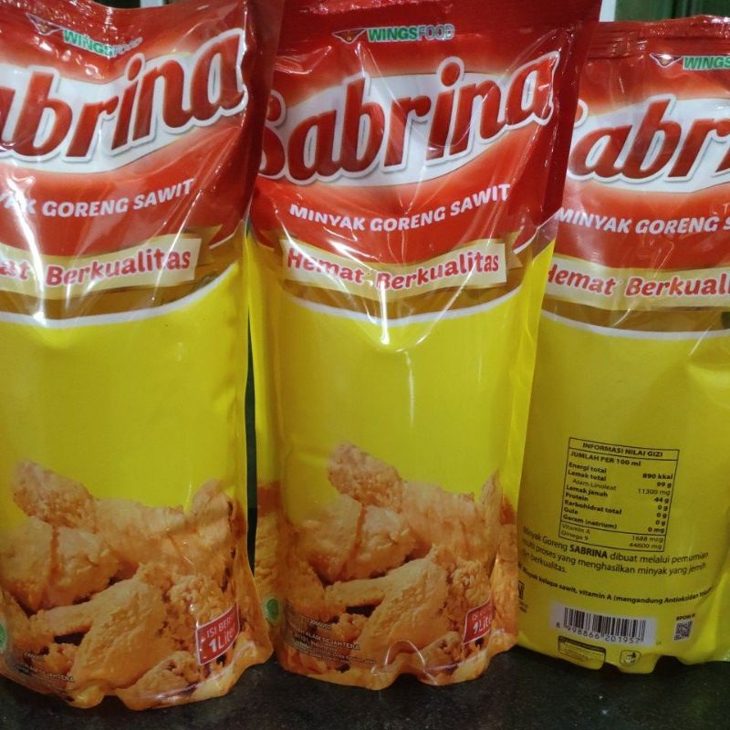 Jual Minyak Goreng Sabrina Liter Minyak Goreng Kemasan Shopee Indonesia