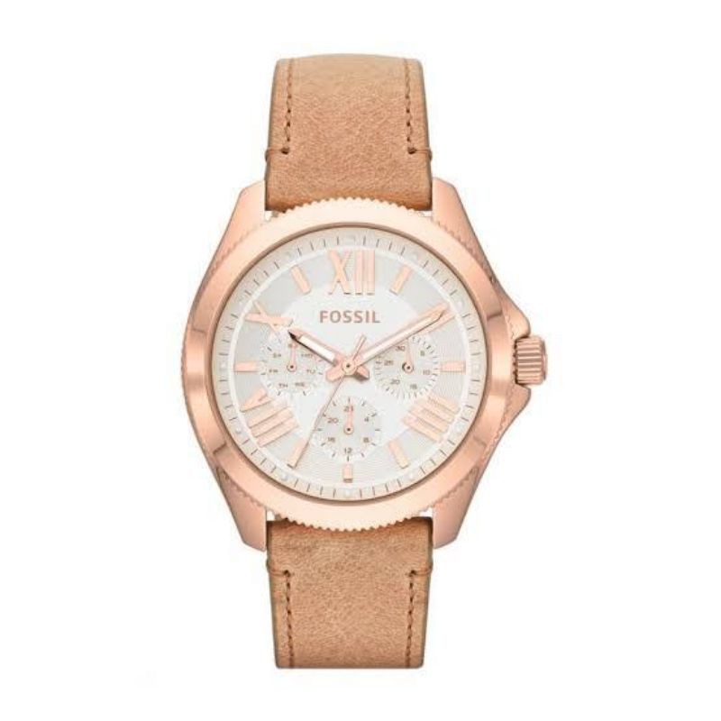 Cecile Rose Leather Watch AM4532