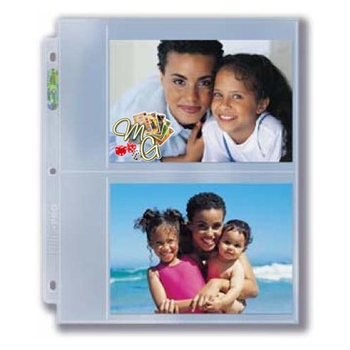 Ultra Pro 2p 5x7 Photo Page A4 5R 127x178mm Album Foto Card Sleeve