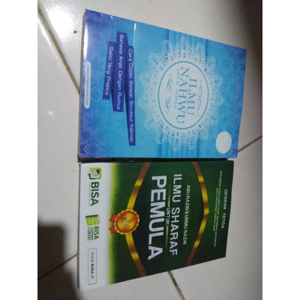 Paket 2 buku ilmu Nahwu & ilmu Shorof untuk pemula