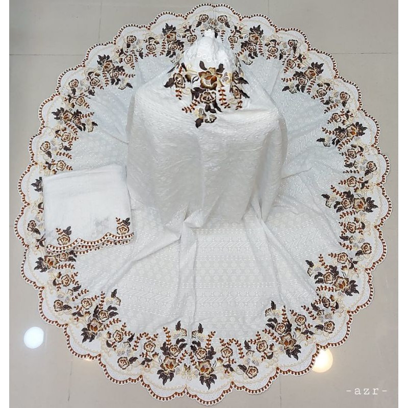 MUKENA BORDIR SUJI CAIA KELILING