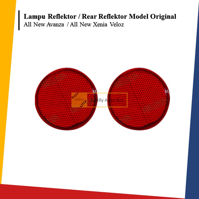 Reflektor Lampu Belakang Rear Reflektor Mobil Toyota Avanza Veloz PLASMA Model Original