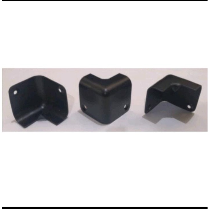 besi siku pojok corner HITAM SBB2 polos hardcase hard case siku L speaker samping besar box speaker 