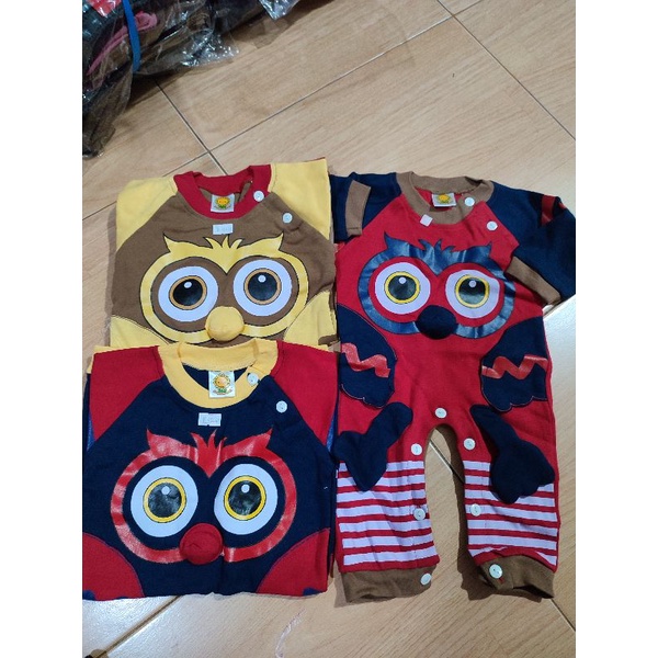 Jumper bayi karakter 6 - 9 bulan