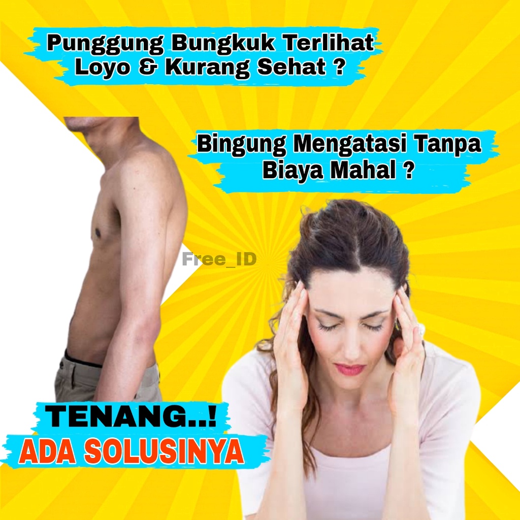 Penegak Punggung Alat Terapi Penegak Badan Penyangga Tulang Punggung Kekinian Murah