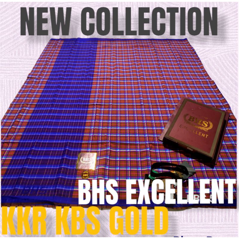 SARUNG BHS EXCELLENT GOLD KKR KBS KDT KOTAK JADUL. FREE PAPERBAG