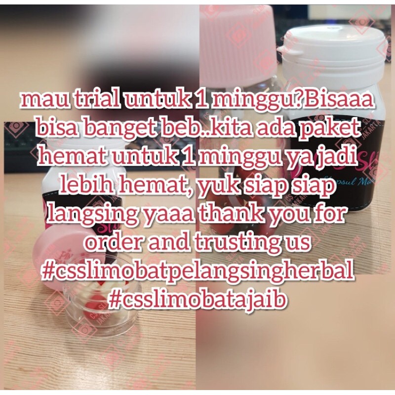CS slim trial pelangsing herbal