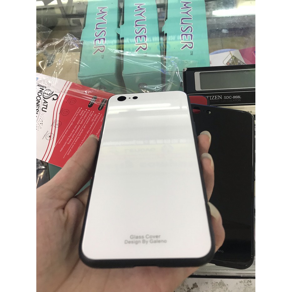 Softcase fuze tempered glass gorilla sarung cover oppo a71