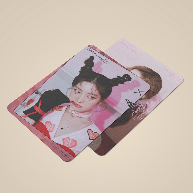 54pcs / Set Kartu Lomo Foto KPOP TWICE THE Album Formula of LoveO + T = 3 Untuk Koleksi