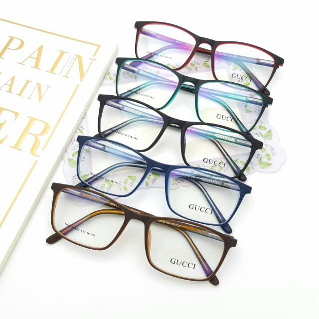 Frame kacamata 8002 FREE Frame+lensa MINUS/NORMAL ANTIRADIASI