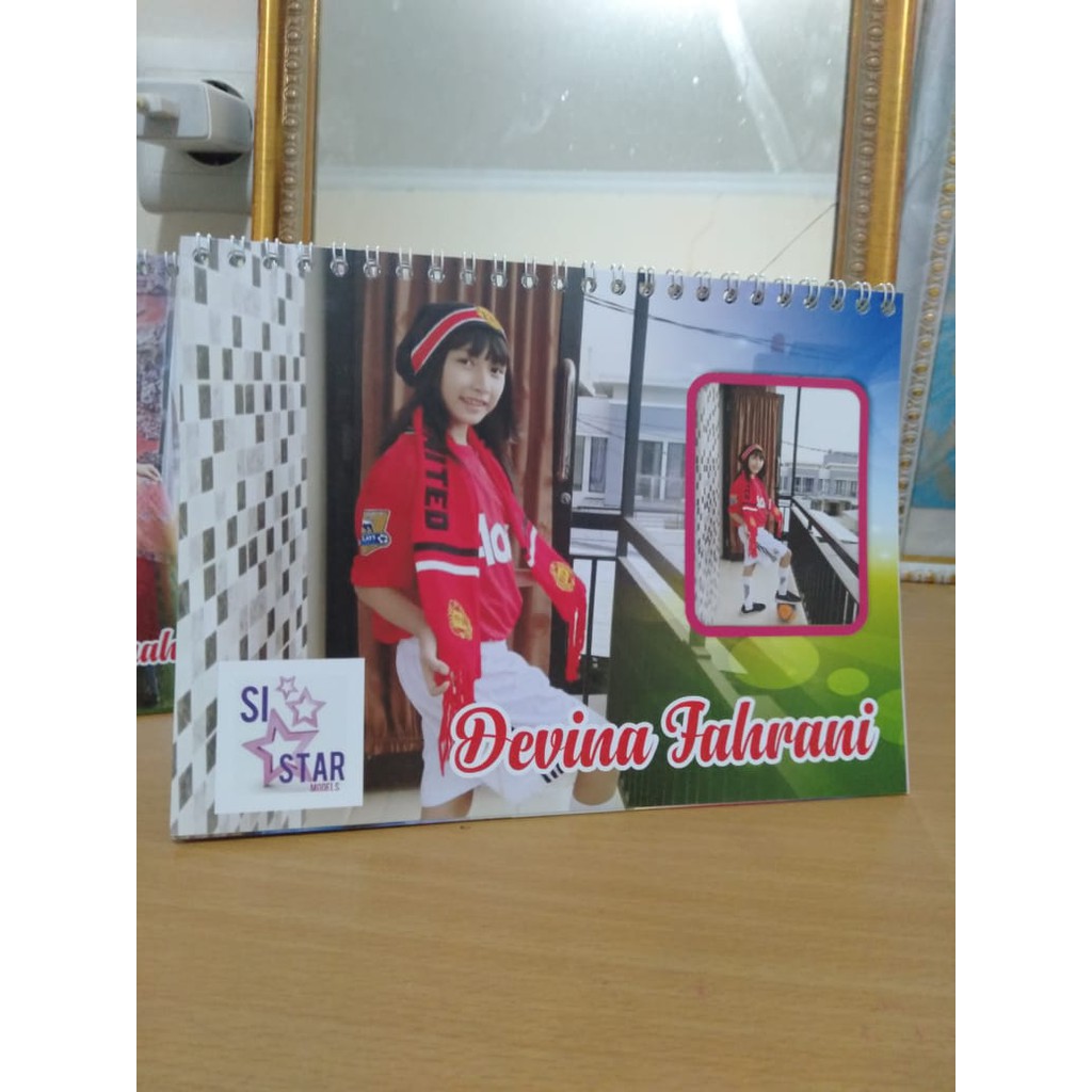 kalender meja landscape 7 lembar