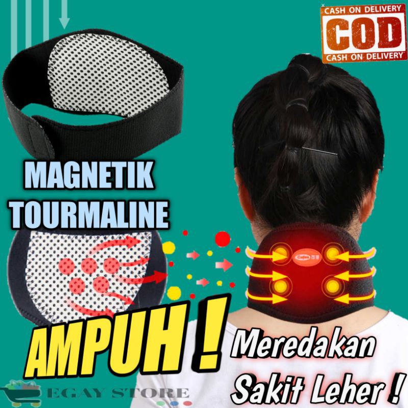 ALAT TERAPI LEHER MAGNETIK PENGHANGAT LEHER TOURMALINE ALAT KESEHATAN REFLEKSI PEGAL KOYO MAGNETIC