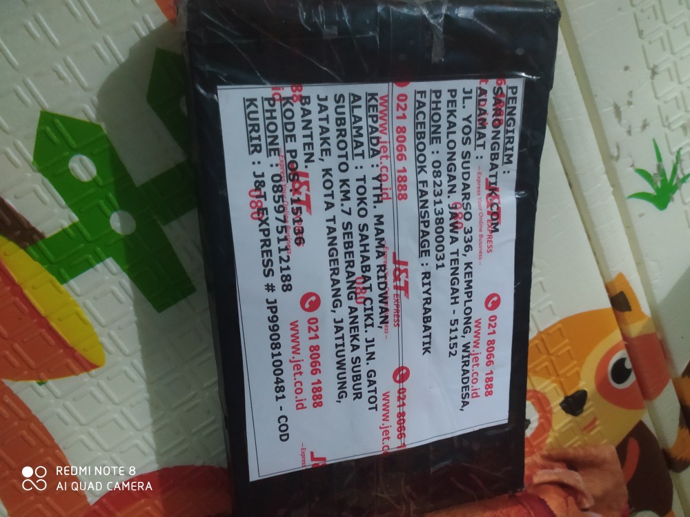 Atasan Dress Batik Wanita Sogan Seno Dsc04943