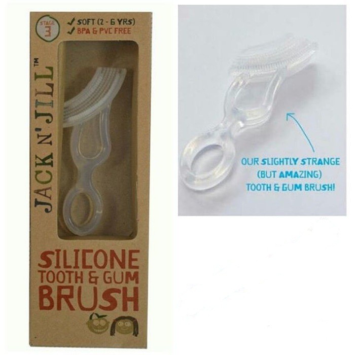 (Baby Club Itc Bsd) Jack N' Jill Silicone Tooth &amp; Gum Brush - Stage 3