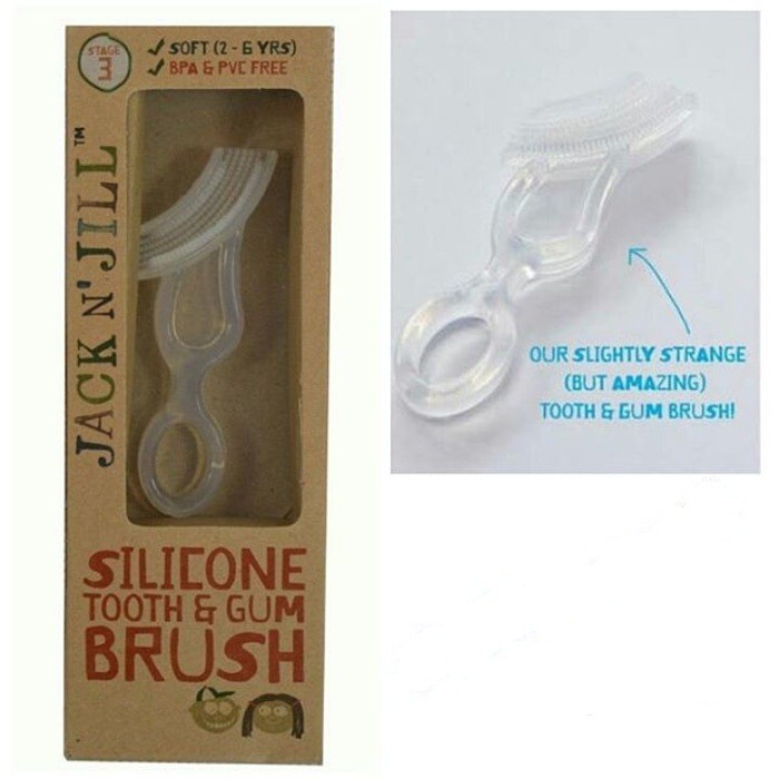 (Baby Club Itc Bsd) Jack N' Jill Silicone Tooth &amp; Gum Brush - Stage 3