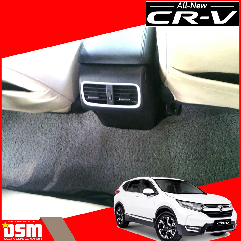 Karpet Mobil Honda All New CRV gen 5 (2017-on) - 2 Baris / Karpet Mobil Mie All New CRV Tebal 15mm / DSM